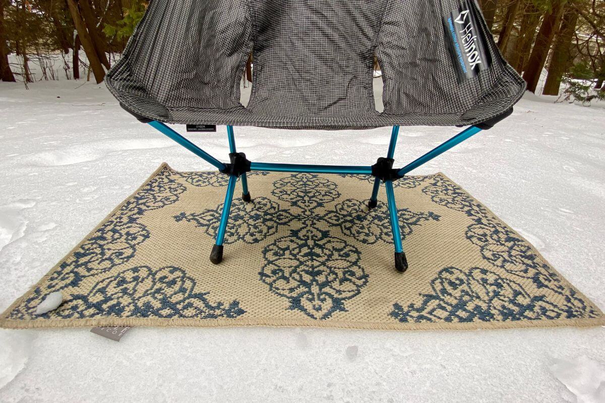 How to keep your camp chair from sinking into the ground