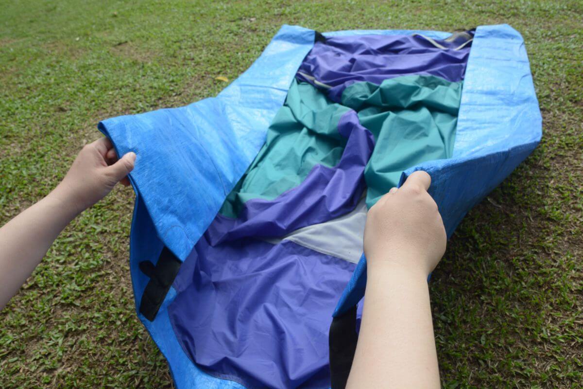 Painting a tent How to do it the right way Gone Camping Again