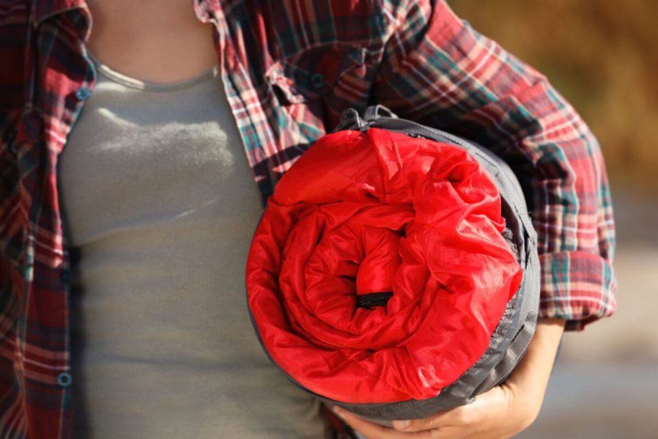 How long can a down sleeping bag be compressed?