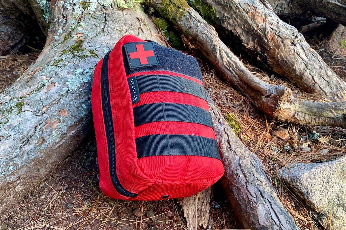 A first aid kit for camping