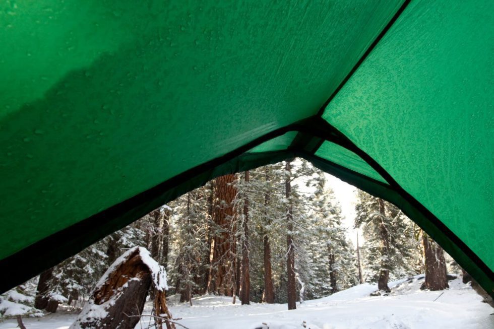 How to camp under a tarp in winter Gone Camping Again