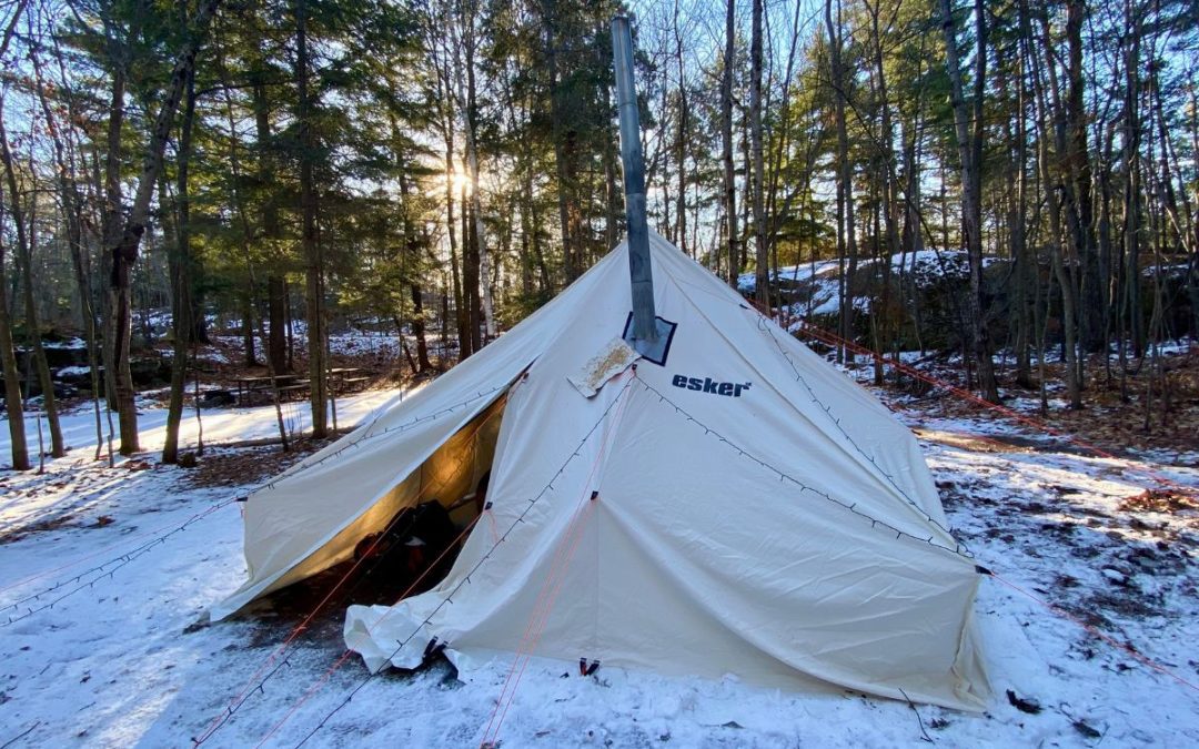 How to insulate a tent for winter camping